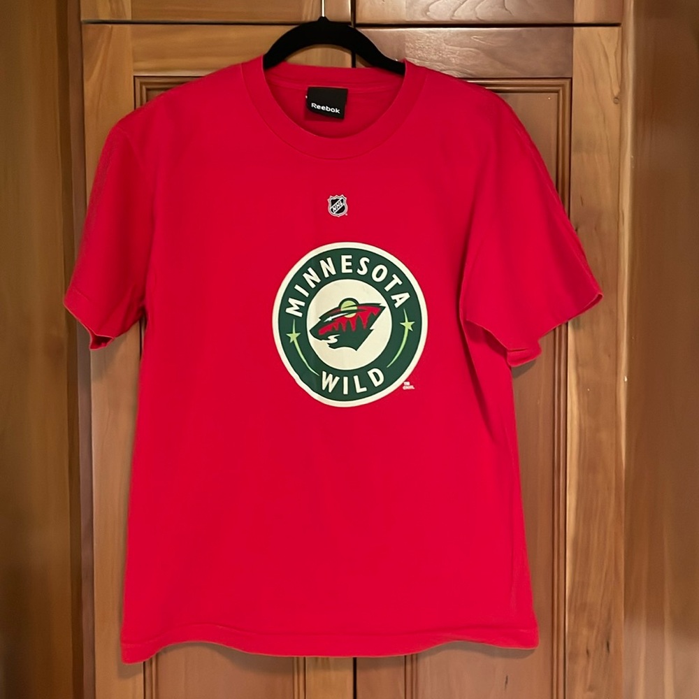 Vintage NHL Minnesota Wild Clutterbuck T Shirt Youth XL